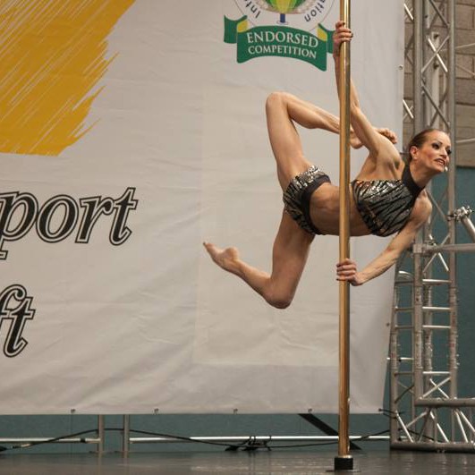 Deutsche Meisterin 2015 Pole Dance Yvonne Haug